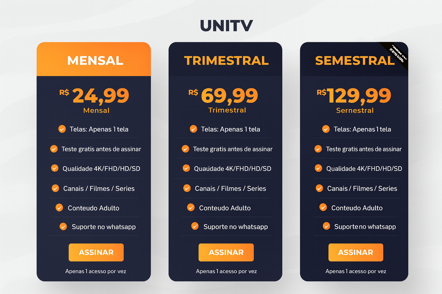 Unitv Grátis por 3 Dias: Como Testar o App Sem Pagar